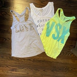 Express and Victoria secret tank top bundle size medium